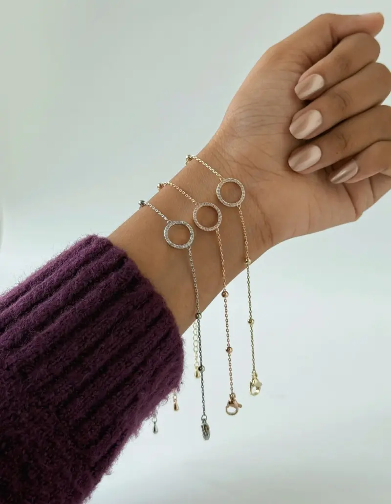Circle Minimal Bracelet