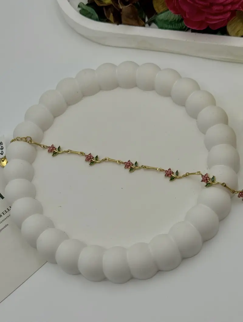 pink daisy bracelet